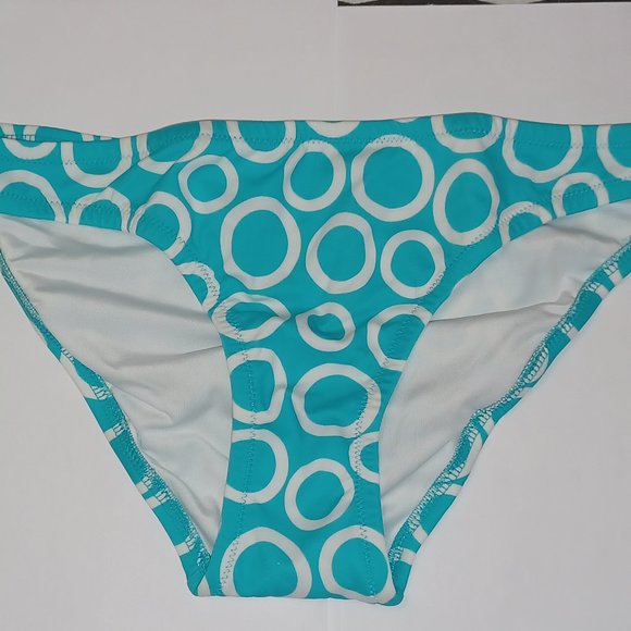 Victoria's Secret Low Rise Brief Blue Bubbles Bikini Bottom NWOT - Picture 7 of 8